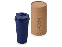Vacuum thermal mug "Grant", soft-touch, tube (SKU 880032W)