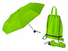 Umbrella "Picau" made of recycled plastic in a pouch (SKU 920004)